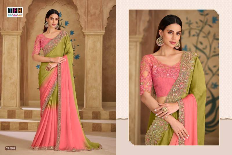 Tfh sandal wood vol-16 Bulk saree dealers in India